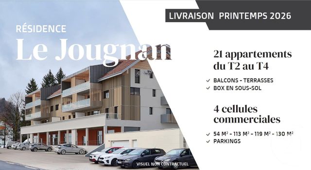 Appartement T3 à vendre - 3 pièces - 73.0 m2 - JOUGNE - 25 - FRANCHE-COMTE - Century 21 Avenir Immobilier