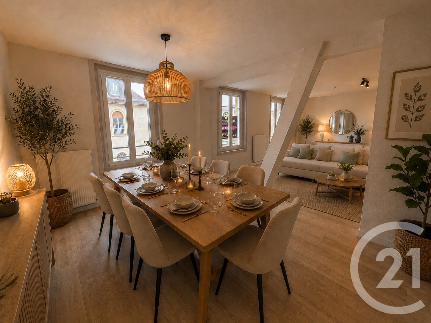 Appartement F5 à vendre - 5 pièces - 133.53 m2 - PONTARLIER - 25 - FRANCHE-COMTE - Century 21 Avenir Immobilier — 3