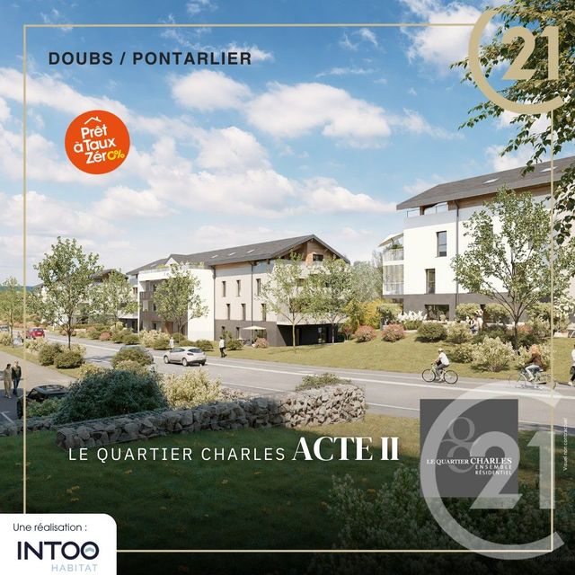 Appartement F3 à vendre - 3 pièces - 62.74 m2 - DOUBS - 25 - FRANCHE-COMTE - Century 21 Avenir Immobilier