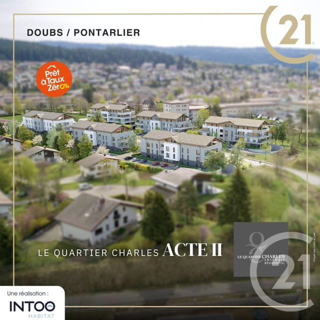 Appartement F2 à vendre - 2 pièces - 40.17 m2 - DOUBS - 25 - FRANCHE-COMTE - Century 21 Avenir Immobilier