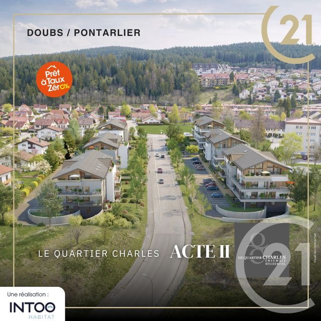 Appartement F2 à vendre - 2 pièces - 40.17 m2 - DOUBS - 25 - FRANCHE-COMTE - Century 21 Avenir Immobilier